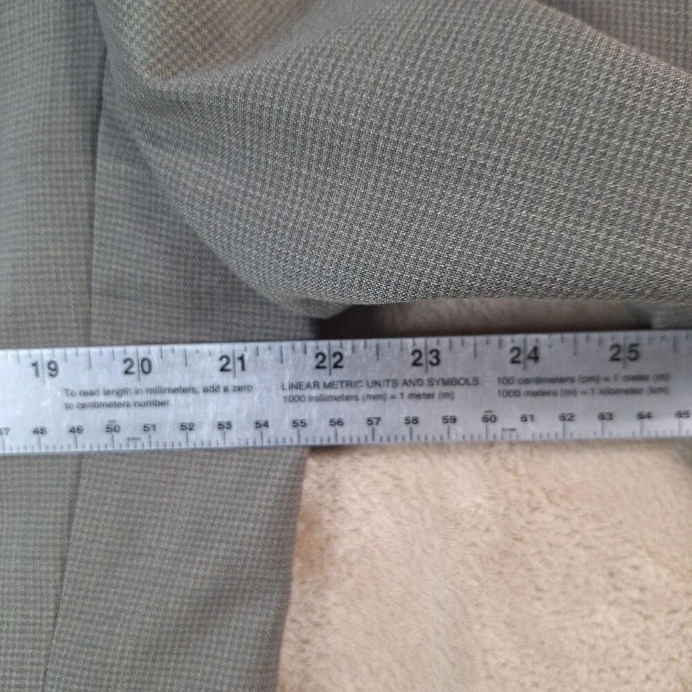 SHACK'S Suit Mens 40R Gray Check Single Vent 2 Btn 2 Piece 34x30 Formal USA